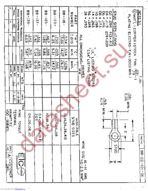 BB-125-14 datasheet  