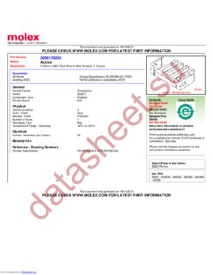 5008170205 datasheet  