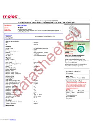 91716-3001 datasheet  