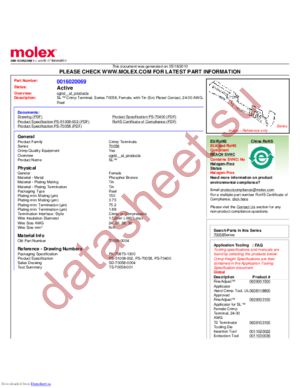 0016020069 datasheet  