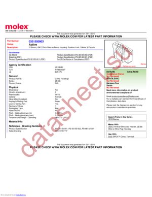 0351550903 datasheet  