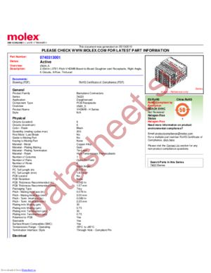 0740313001 datasheet  