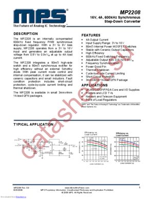 MP2208 datasheet  