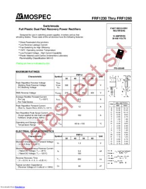 FRF1230 datasheet  