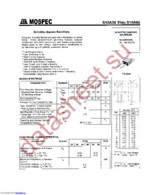 S10A35 datasheet  