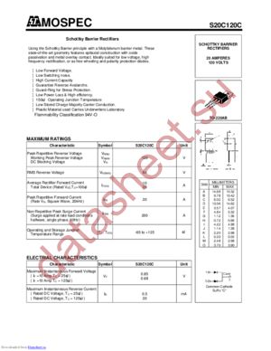 S20C120C datasheet  