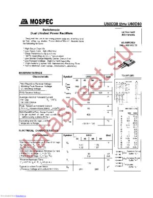 U60D30 datasheet  