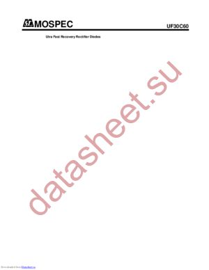 UF30C60 datasheet  