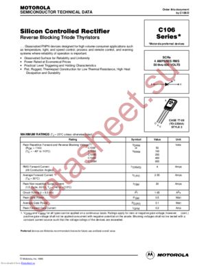 C106F datasheet  