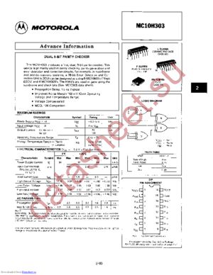 MC10H303 datasheet  