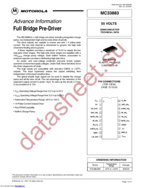 MC33883DWR2 datasheet  