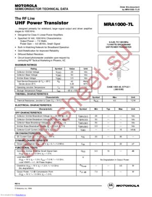 mra1000-7l datasheet  