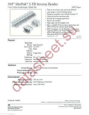 MP2-P030-54M1-LR datasheet  