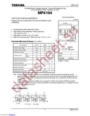 MP4104(Q) datasheet  