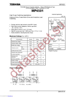 MP4501_07 datasheet  