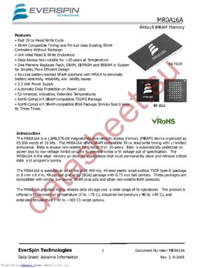 MR0A16ACMA35 datasheet  