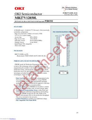 mr27v12850l datasheet  