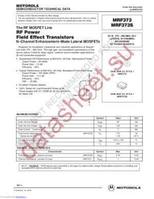 MRF373 datasheet  