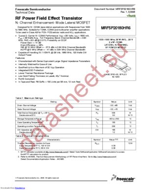 MRF5P20180HR6_06 datasheet  