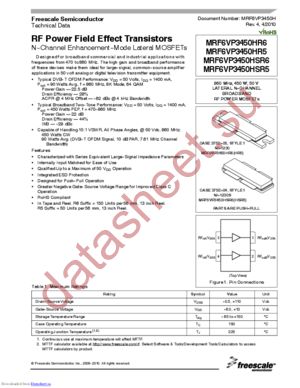 MRF6VP3450HR6_10 datasheet  