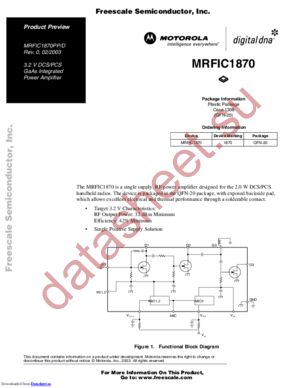 MRFIC1870R2 datasheet  