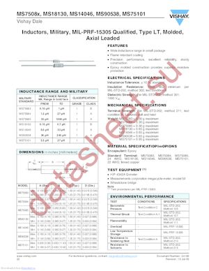 MS18130 datasheet  