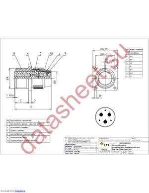 MS3100R28-22SY datasheet  