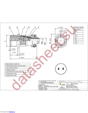 MS3101E16S-4SW datasheet  