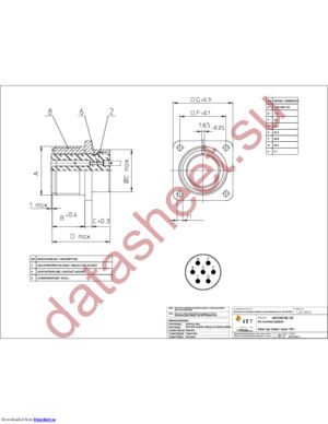 MS3102E16S-1SZ datasheet  