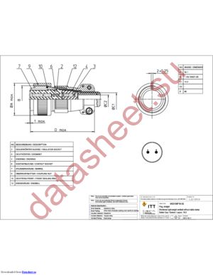 MS3106F18-3S datasheet  