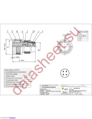 MS3106R18-4S datasheet  