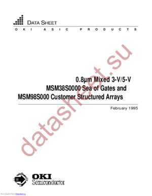 MSM38S000 datasheet  