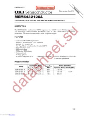 msm5432126a datasheet  