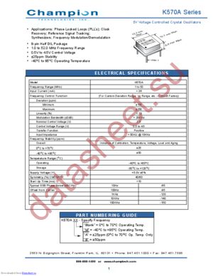 K570A datasheet  