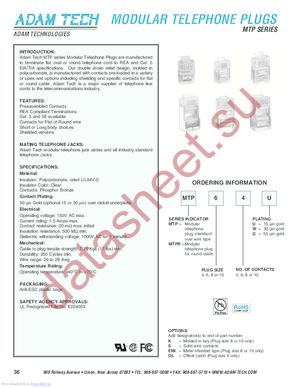 MTP-88U-S datasheet  