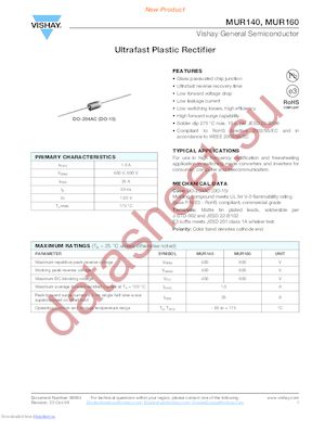 MUR160-E3/4 datasheet  