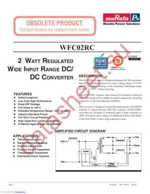 WFC02RC datasheet  