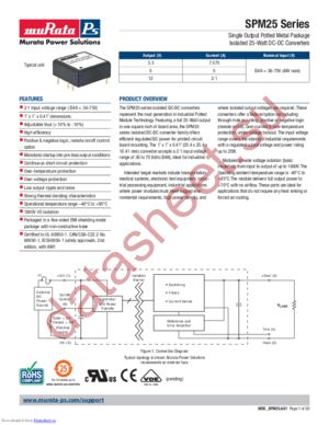 SPM25-120-D48P-C datasheet  