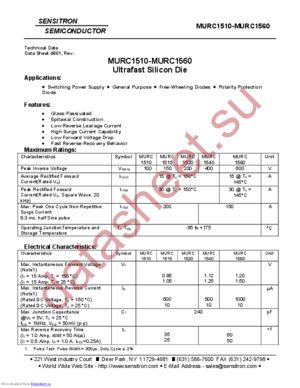 MURC1510 datasheet  