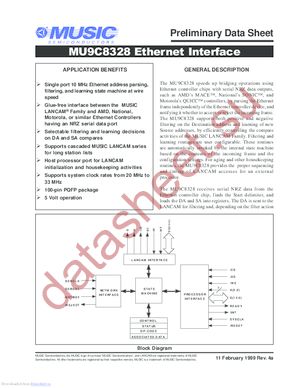 MU9C8328 datasheet  