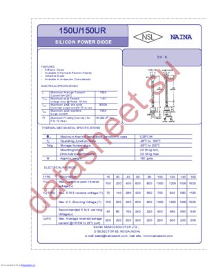 150UR120 datasheet  