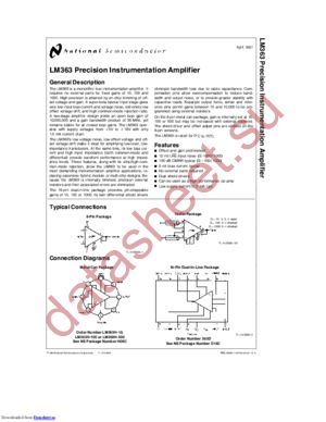 LM363D datasheet  