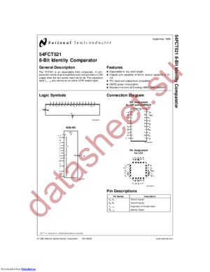 54FCT521A datasheet  