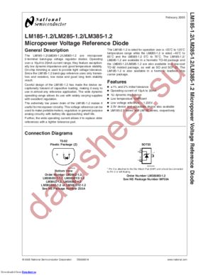 LM385M3-1.2/NOPB datasheet  