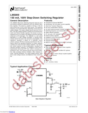 LM5009 datasheet  