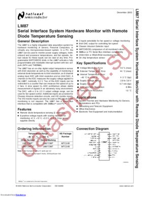 LM87CIMTNOPB datasheet  