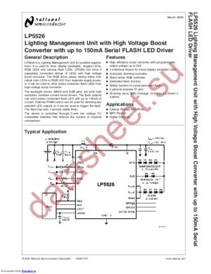 LP5526 datasheet  