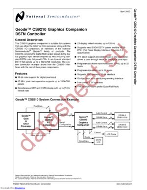 CS9210-VNG datasheet  