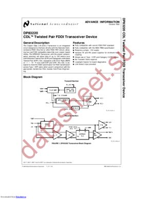 DP83220 datasheet  