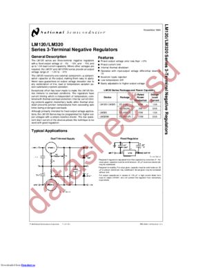 LM320-12 datasheet  